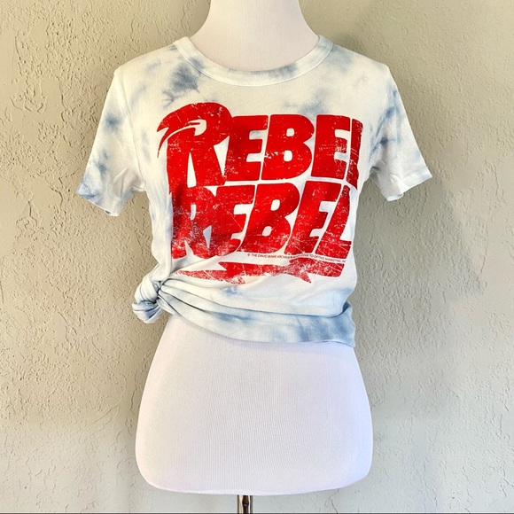 NWT Chaser Bowie Rebel Rebel Tie Dye Tee, XS - Picture 4 of 15